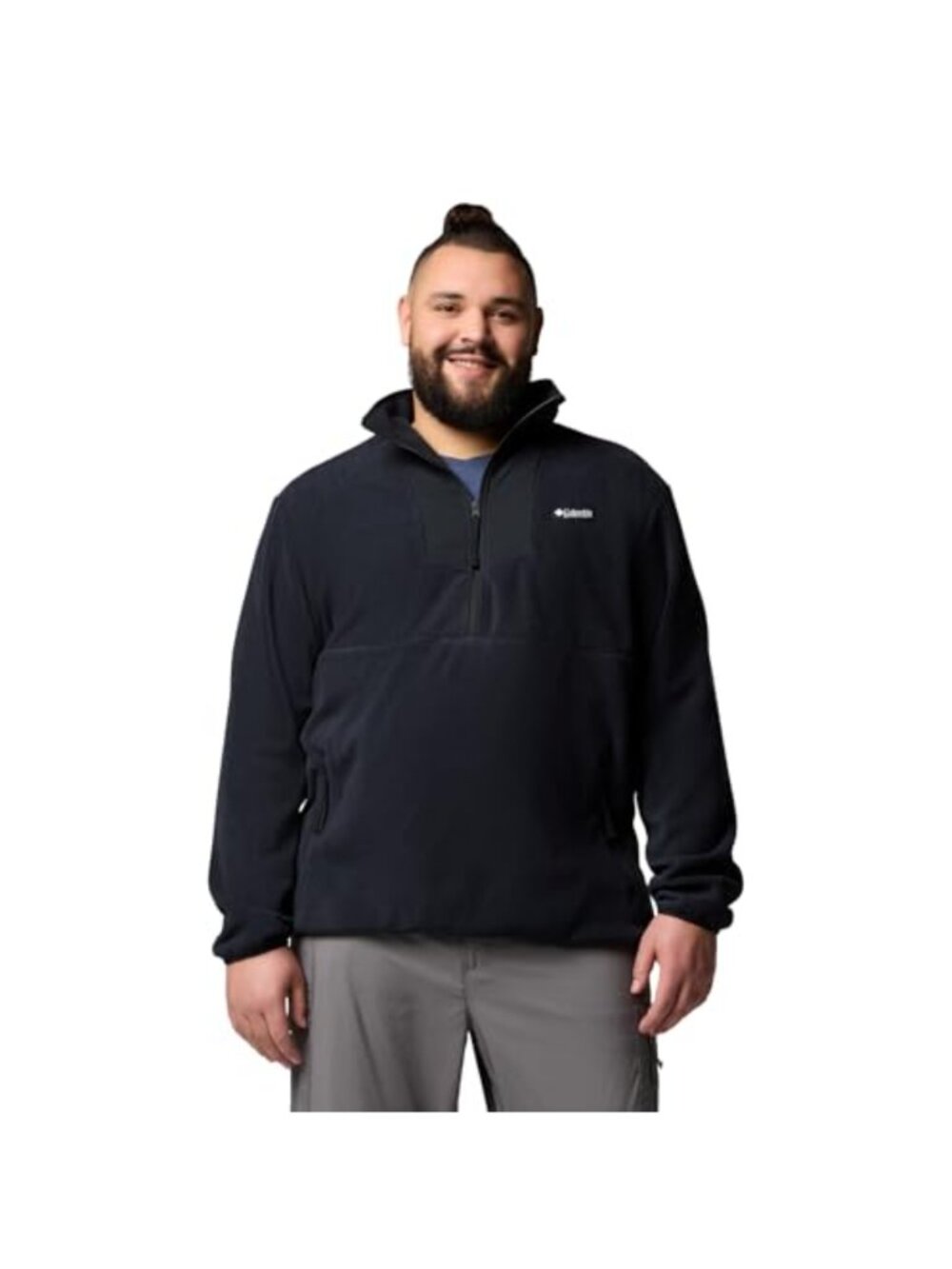 Columbia Sequoia Grove Half Zip Fleece Pullover Recycled Polyester Regular Fit - Picture 4 of 5